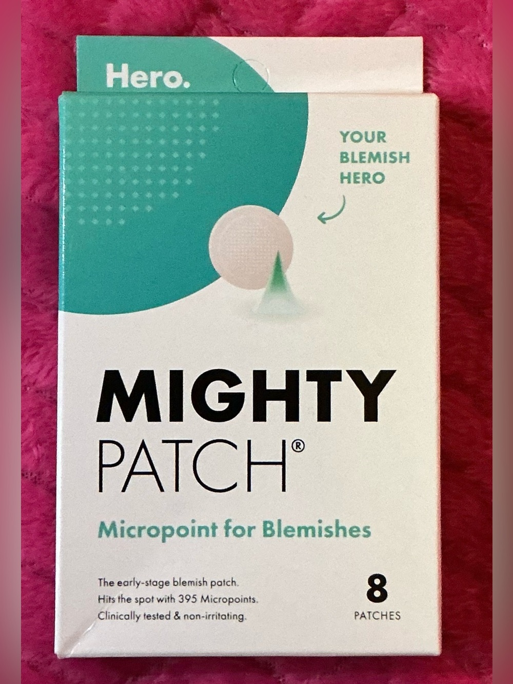Micropoint Acne Patches — Teal/White